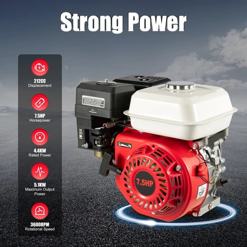 Stroke 212cc 7hp petrol - 4-stroke,